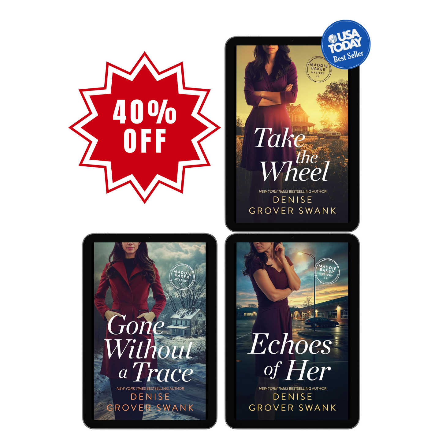 Maddie Baker Mysteries E-book Bundle